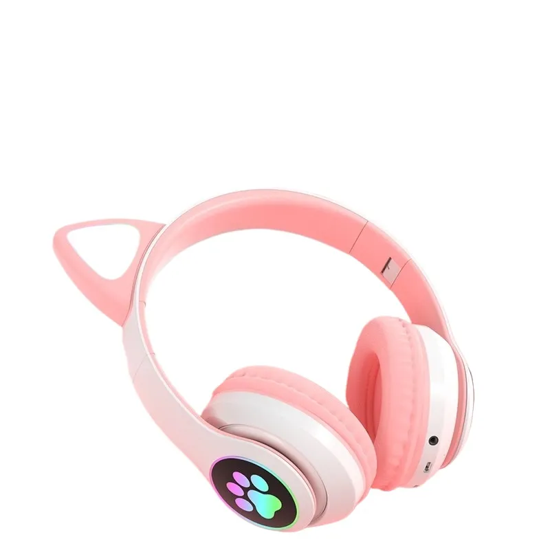 Cat Ear Bluetooth Headset Led - Cuffie Bluetooth con orecchie da gatto,