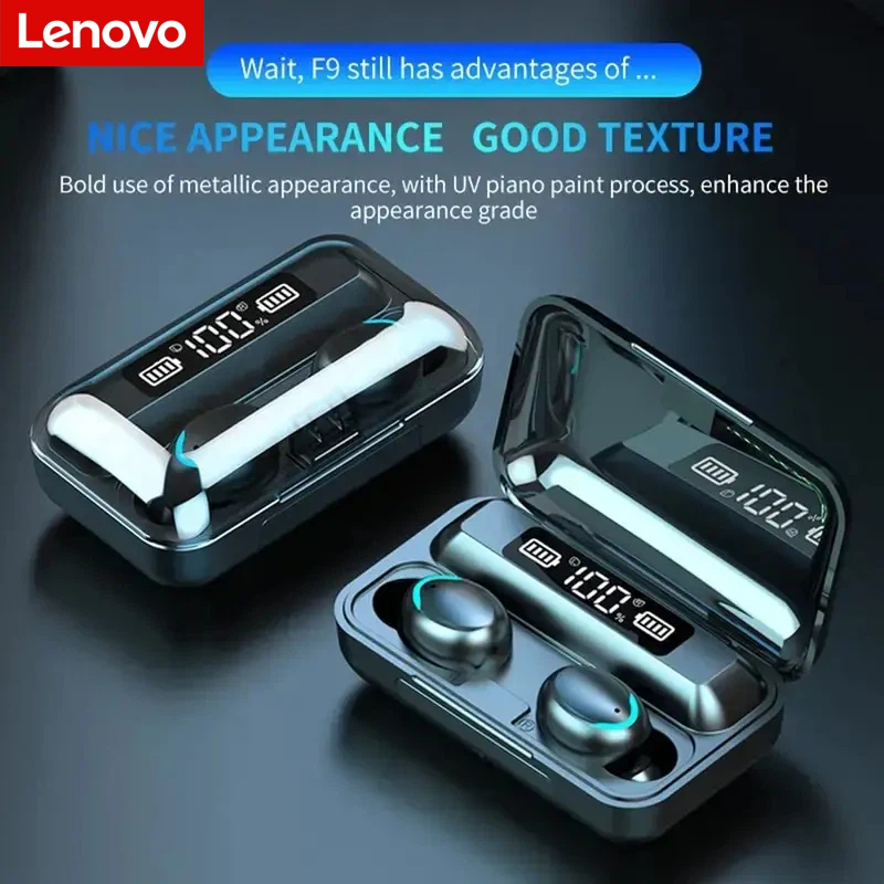 Headphones - Cuffie Wireless Bluetooth Lenovo F9 -