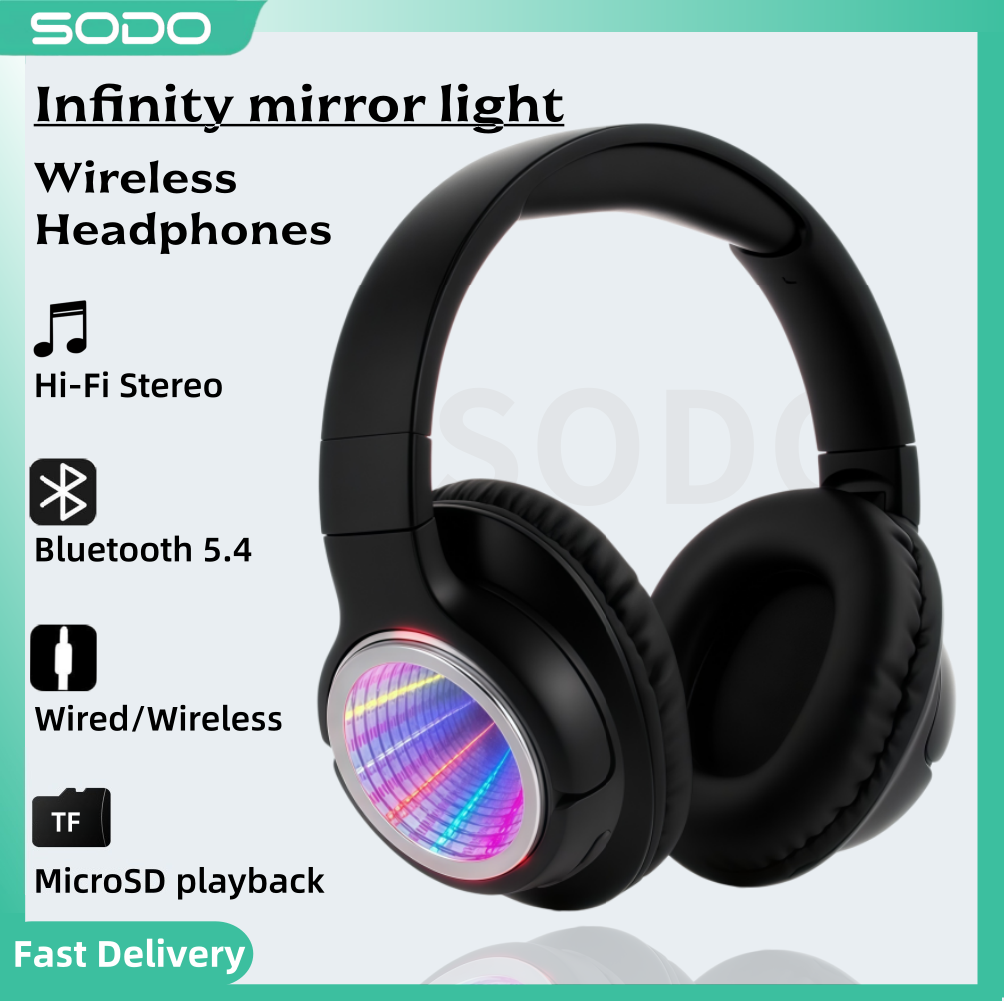 Anc Wireless Over Ear Headphones - SODO SD1161 Cuffie Bluetooth Abyss Light