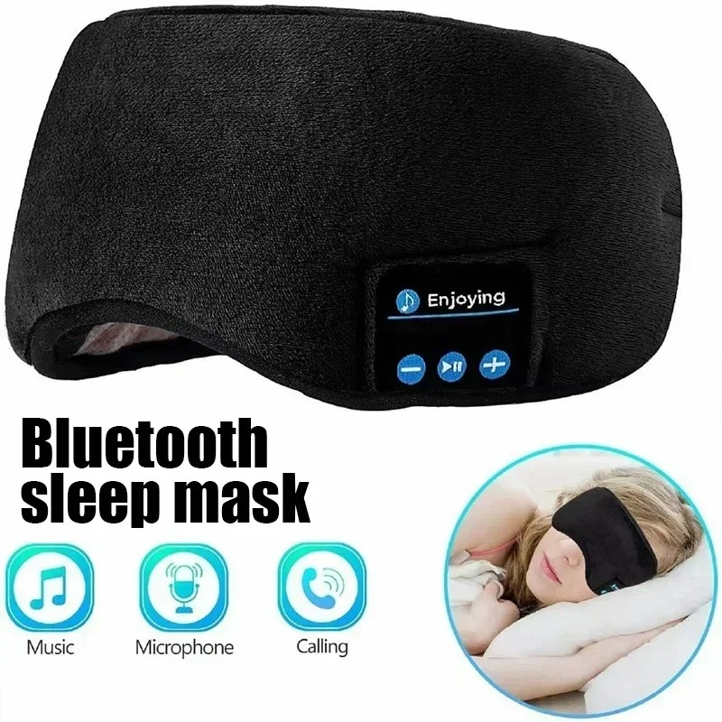 Sleep Mask Headphones Bluetooth - Mascherina per Occhi 3D con Cuffie