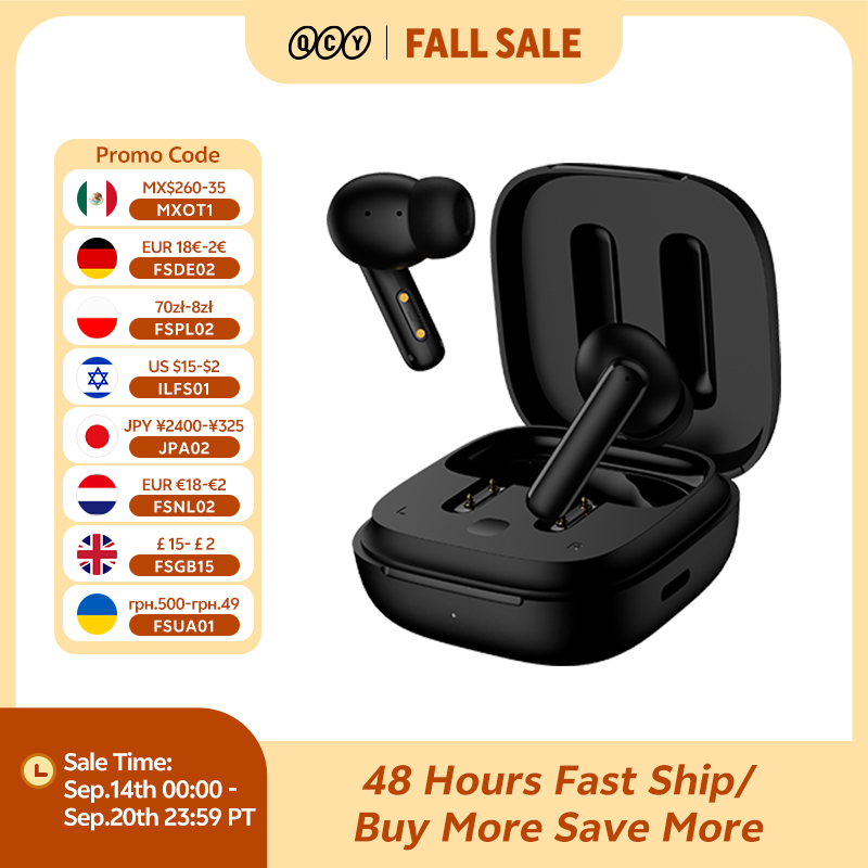 Tws Earbuds Bluetooth 5.3 - QCY T13 ANC auricolare Wireless Bluetooth