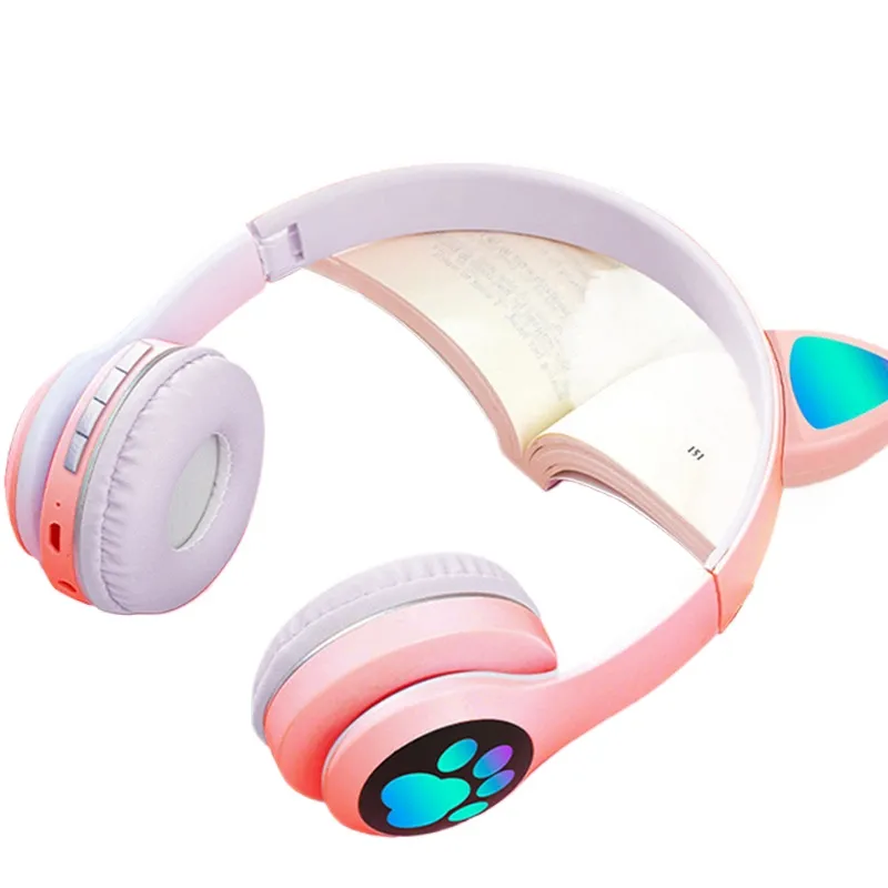 Cat Ear Bluetooth Headset Led - Cuffie Wireless a Orecchie di Gatto