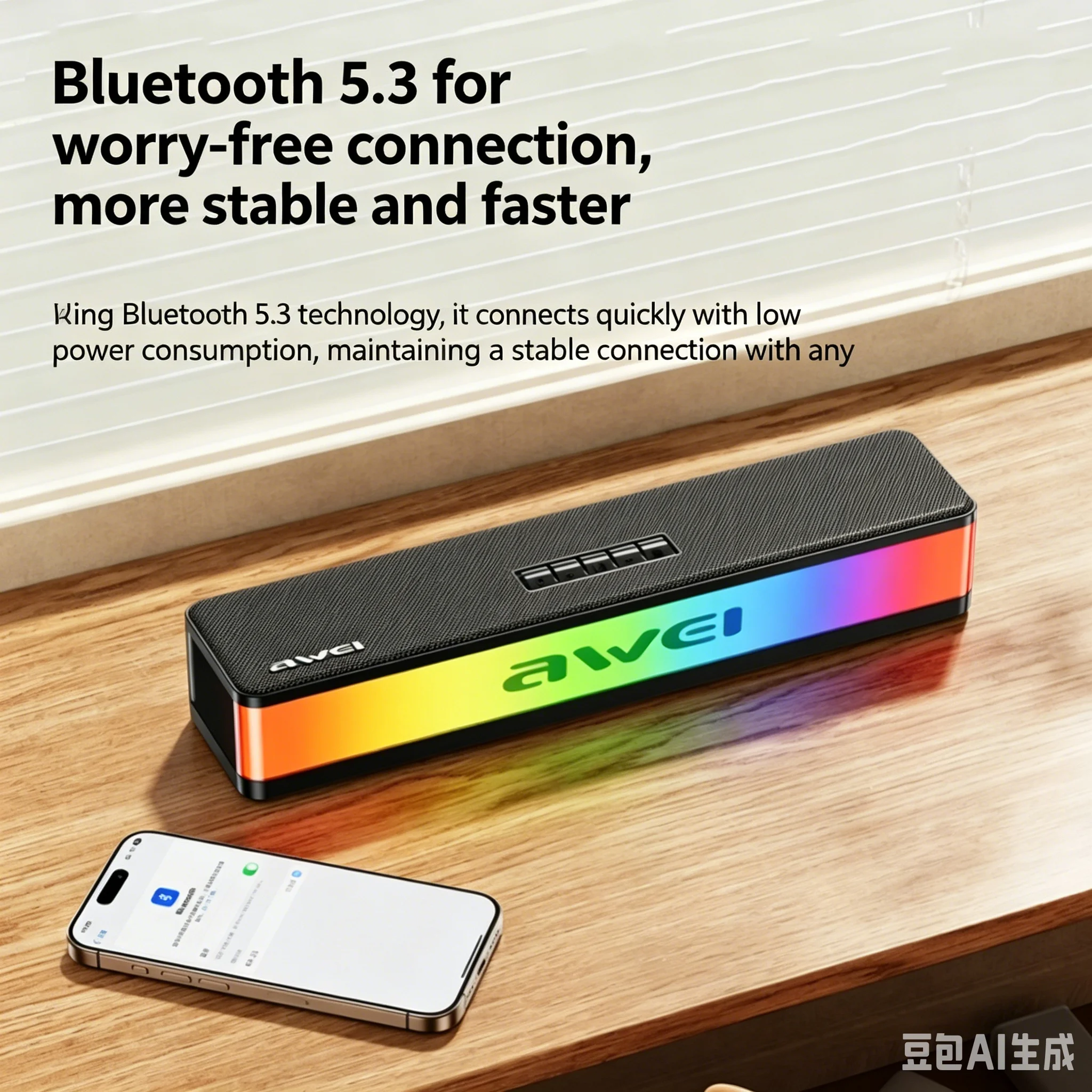 Rgb Computer Soundbar For Pc - Altoparlanti Bluetooth RGB Soundbar 20W Potente