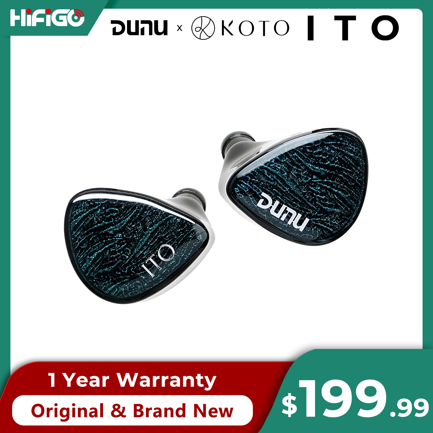 Planar Magnetic Iem Earphones - Auricolari In-ear DUNU X KOTO ITO