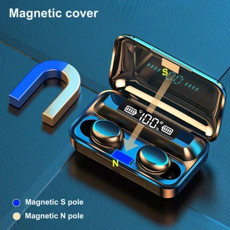 Cuffie Bluetooth Stereo 9D con - Tws Earbuds Bluetooth 5.3 recensione e prezzo