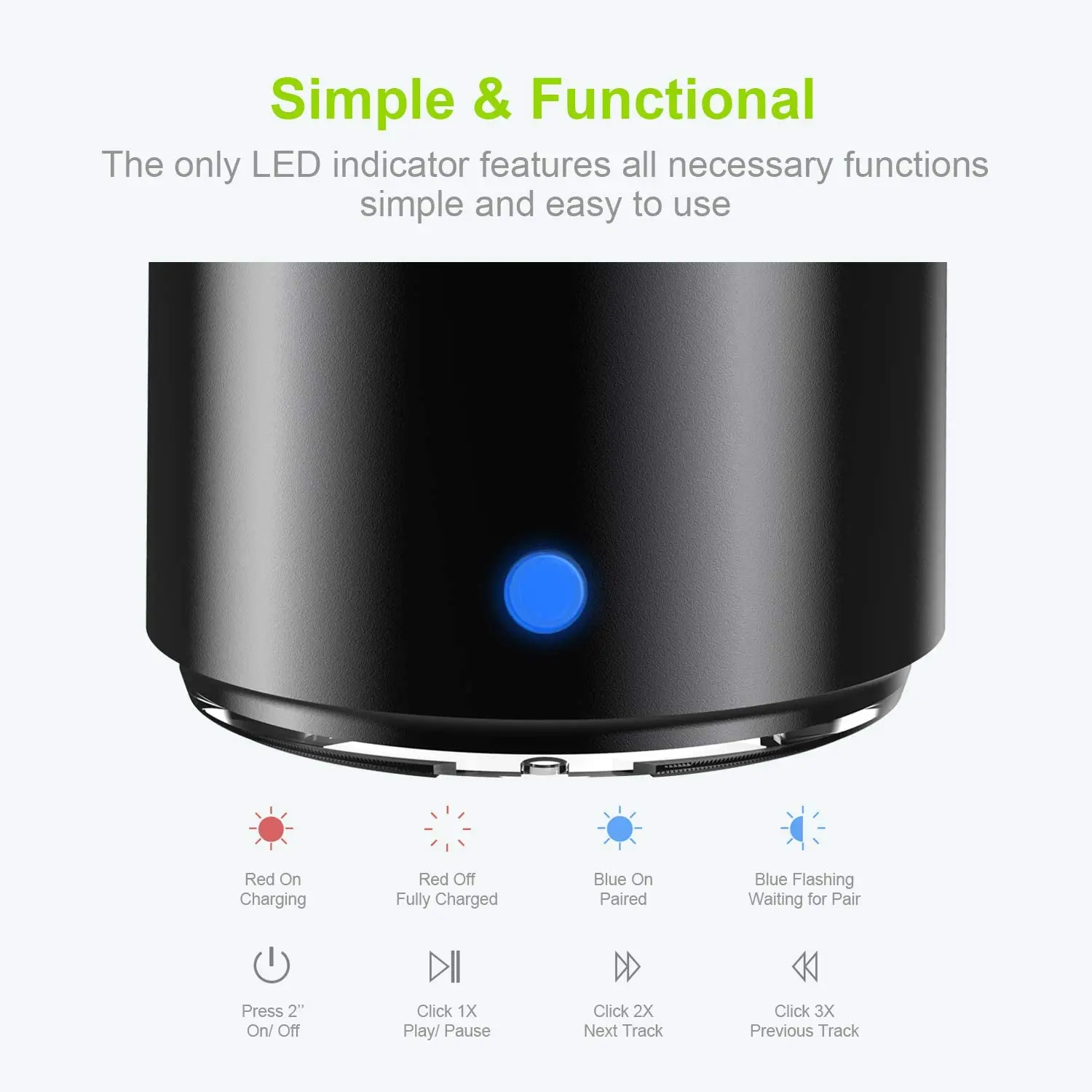 EWA A106 Pro Mini altoparlante - Portable Bluetooth Speaker Waterproof Ipx7 recensione e prezzo
