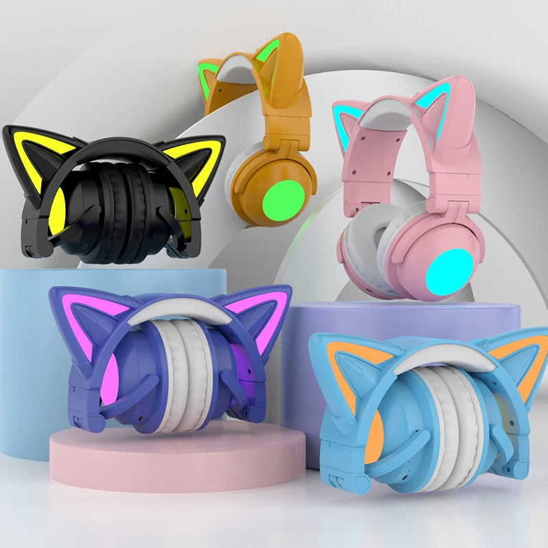 ZW068 Cuffie Bluetooth Luce LE - Cat Ear Bluetooth Headset Led recensione e prezzo