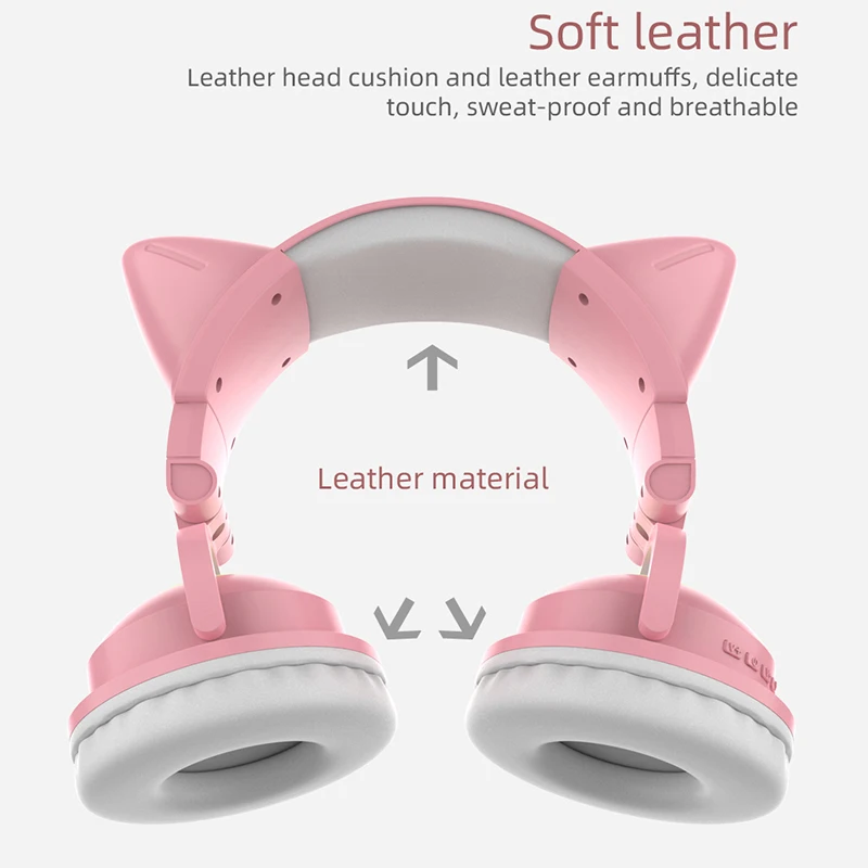 ZW068 Cuffie Bluetooth Luce LE - Cat Ear Bluetooth Headset Led recensione e prezzo