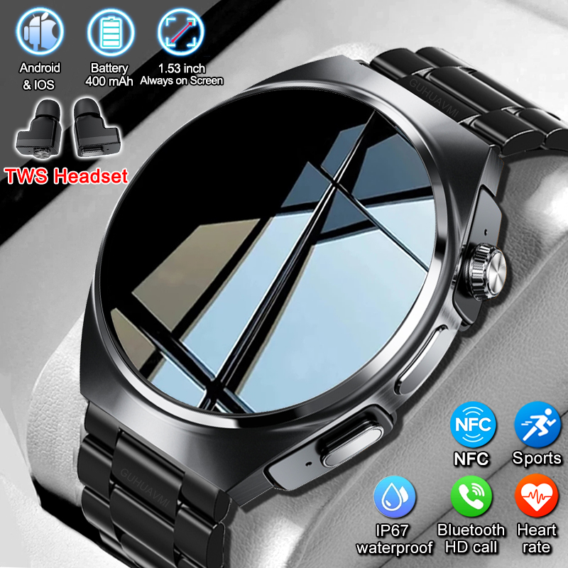 Per uomo donna nuovo orologio  - Tws Earbuds Bluetooth 5.3 recensione e prezzo