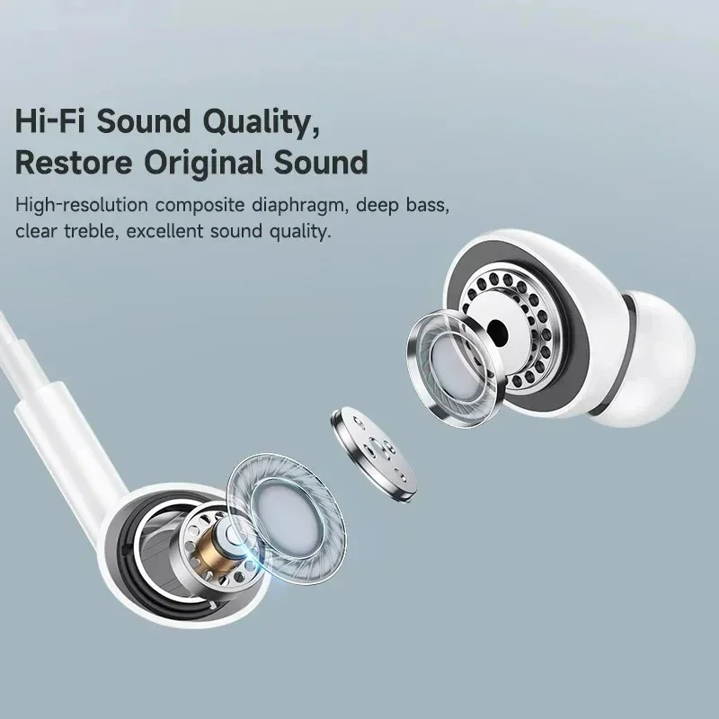 Auricolari originali con filo, - Type C Wired Earphones With Mic recensione e prezzo
