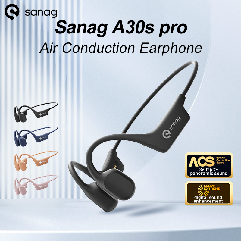 Sanag A30S Pro Conduzione aere - Bone Conduction Running Headphones recensione e prezzo