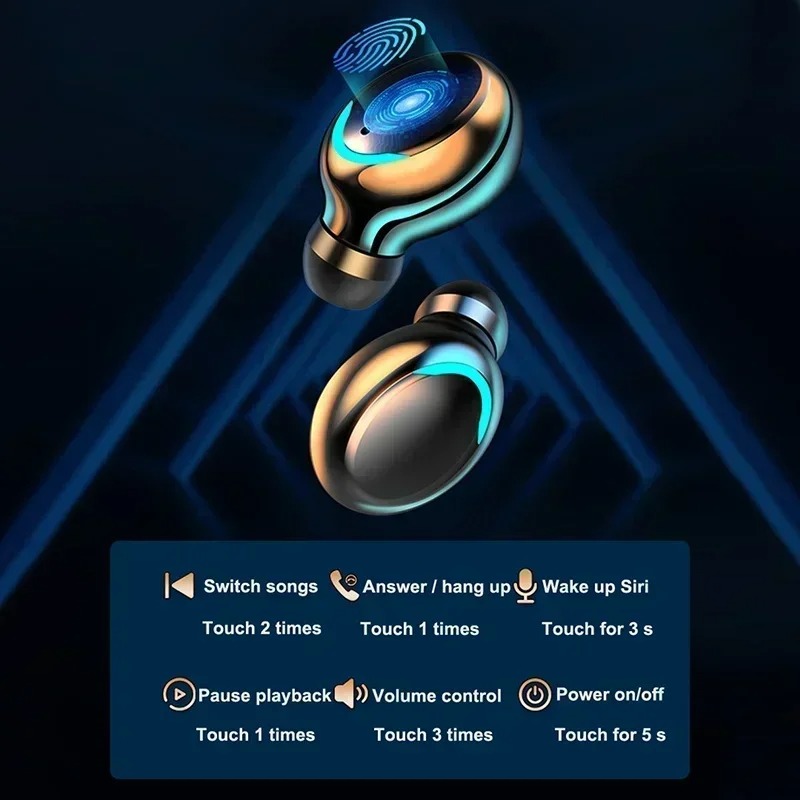 Nuove Cuffie Bluetooth F9, Aur - Tws Earbuds Bluetooth 5.3 recensione e prezzo